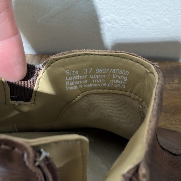 Dansko Women's Makara Brown Leather Ankle‎ Boots Nwot - Picture 5 of 7